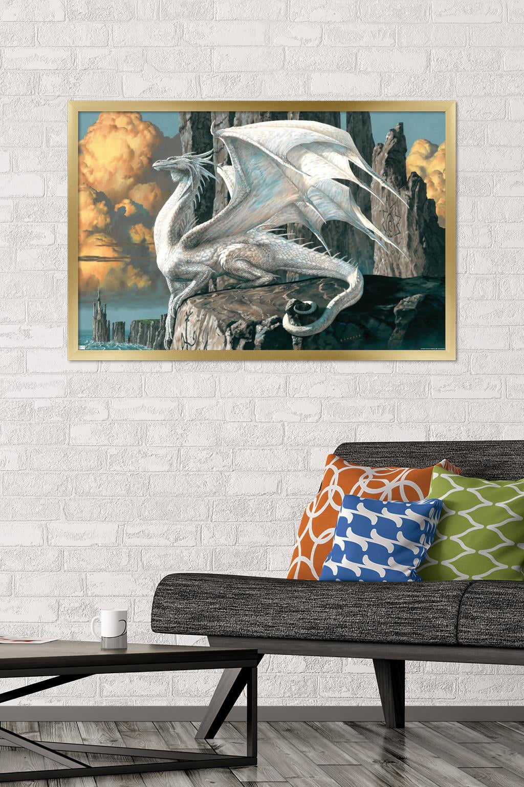 Ciruelo - Hobsyllwin Wall Poster, 22.375" x 34", Framed