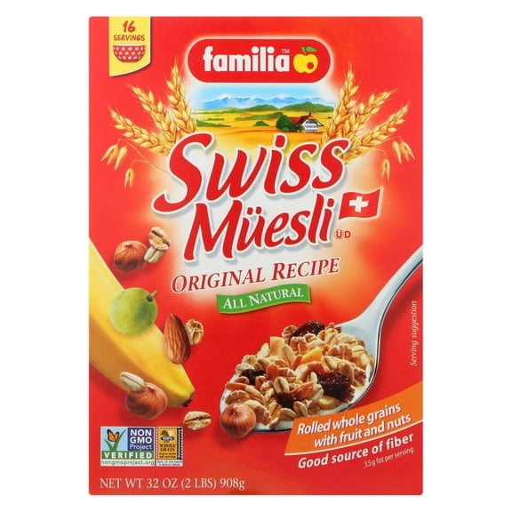 Familia Swiss Müesli - Original Recipe - Case of 6 - 32 oz.