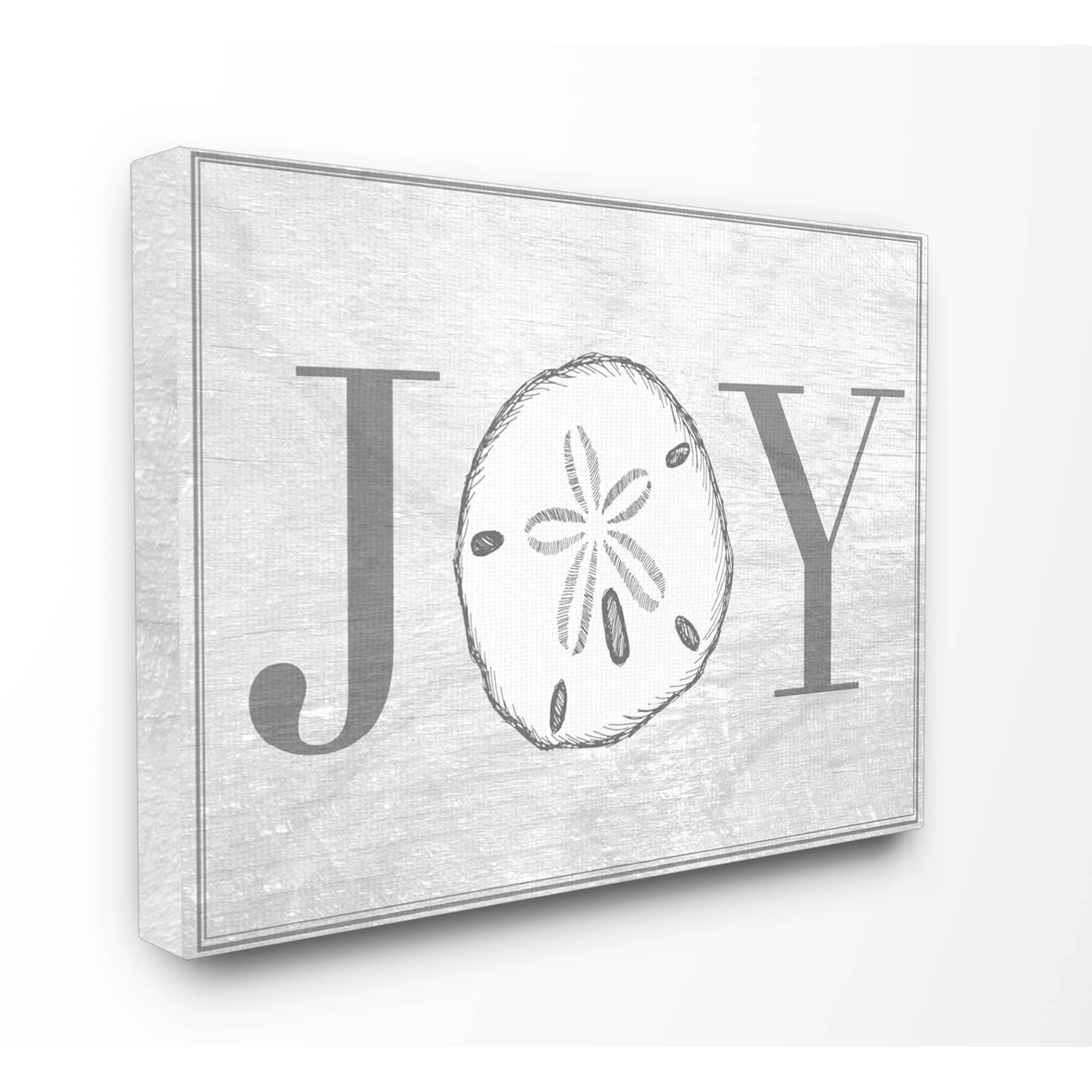 The Stupell Home Decor Collection Joyful Summer Sand Dollar Wall Art