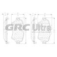 thumbnail image 2 of BALATA DELANTERA MINI COOPER 15- (CERAMICA) GRC ULTRA GCD1801, 2 of 2