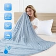 thumbnail image 2 of 1pc Cooling Blanket Suitable for Hot Sleepers & Night Sweats, Cooling Summer Quilt Air Conditioner Blanket, 2 of 2
