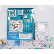 DIY Journal Kit for Girls,48 Pcs Diary Set,Journal Set for Tween & Teen Girls, Scrapbook & Diary Supplies Set, Journaling Art Crafts Kit Birthday Gifts for 8-14 Year Old,Blue