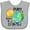 AC-Heather Grey, variant on Inktastic Earth Day Peace Love Earth Boys or Girls Baby Bib