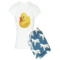 thumbnail image 1 of CafePress - Rubber Duck - Women's Light Pajamas, 1 of 1
