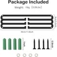 thumbnail image 2 of Sports Medal Hanger Display Upgrade Non-Slip Medal Holder Running Marathon Rack Medal Iron Shelf Medal Rack Wall Mounted Race Medal Hanger Medal Award Rack Gift for Athletes Kids, 2 of 7