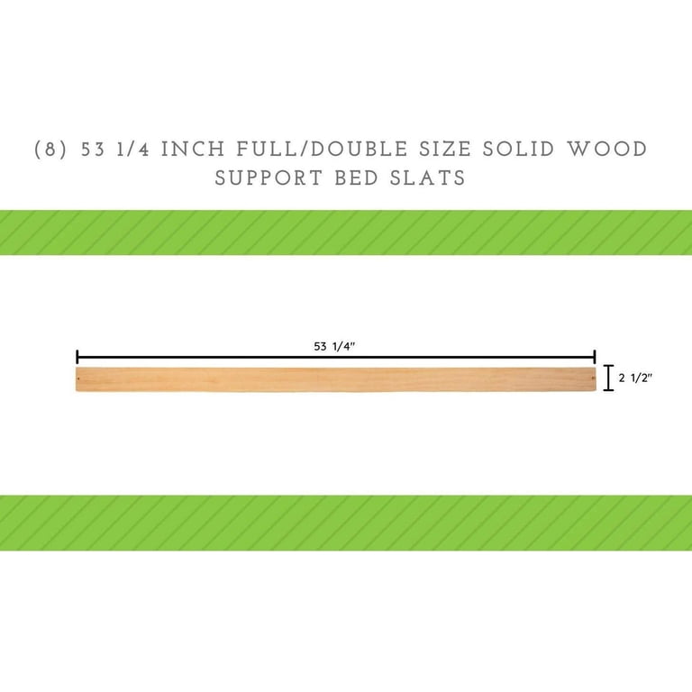 Wooden Slats For Full Size Bed CC KITS Set Of Eight 8 53 3/4 Inch Full ...