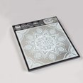 thumbnail image 5 of Paquete De 24 Azulejos De Papel Tapiz De 8 X 8 "Para Protector Contra Salpicaduras De Cocina En Diseño De Mandala Blanco. Pelar Y Pegar Los Azulejos De Papel. Placa Para Salpicaduras Apta Para Inquili, 5 of 5