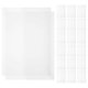 thumbnail image 1 of 20pcs Clear Plastic Book Covers For Paperbacks Waterproof For School Office Adjustable Book Covers Protect Against Wear And Tear, 1 of 3