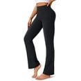 thumbnail image 2 of Rosvigor Womens Micro Flare Yoga Pants High Waisted Bootcut Leggings No Front Seam Buttery Soft Leggings for Workout Gym Casual, 2 of 8