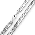 thumbnail image 4 of 9/11/13/16/20mm Top Polished Mens Chain Stainless Steel CURB CUBAN Link Necklace, 4 of 9