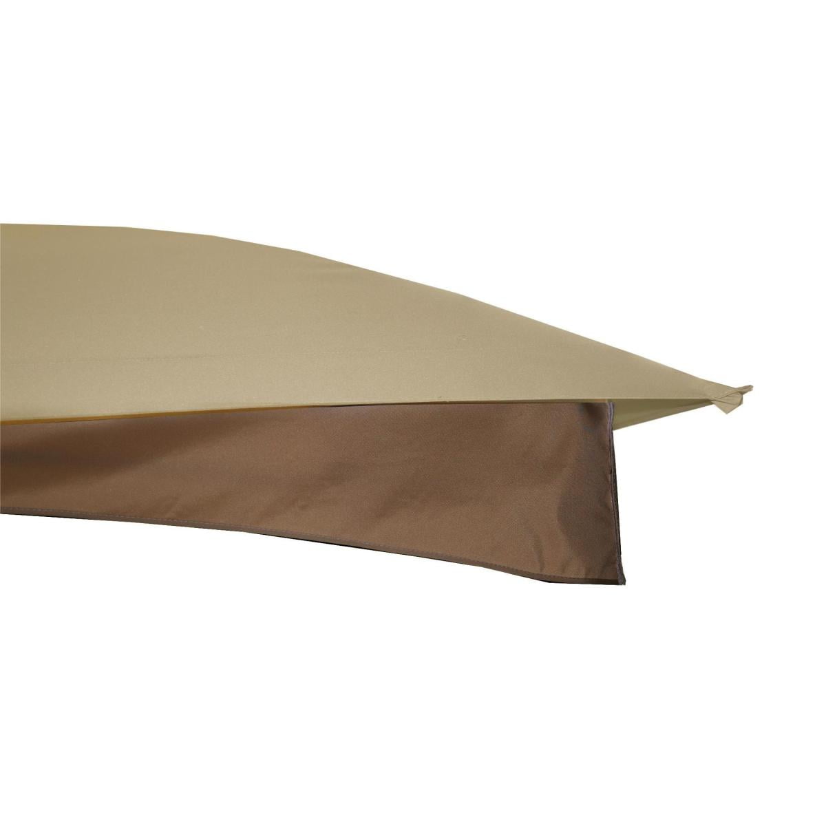 10x12 Replacement Gazebo Canopy Top with Air Vent for Lowe's Allen Roth Gazebo Beige