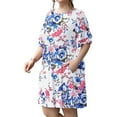 thumbnail image 1 of Qiopertar Robe Décontractée à Manches à Volants Imprimée Grande Taille avec Poches en Solde Livraison Gratuite à Moins de 5$ jusqu'à 90 % de Réduction, 1 of 7