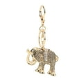 thumbnail image 3 of Keychain, Seamless Welding Elephant Keychain Electroplate Pure Color Elephant Pattern  For Anniversary For Birthday For Valentine's Day Gold,Silver, 3 of 8