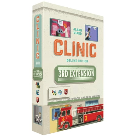 Capstone Games: Clinic Deluxe Extension 3 - Strategy Board Game Extension, 1-4 Players, Ages 12+, 60 - 150 Min Game Time