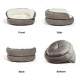 thumbnail image 4 of Best Friends by Sheri Pet Throne Gray Jumbo Round Orthopedic Cat and Dog, 4 of 7