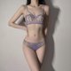 thumbnail image 5 of Sujetador francés con bordado resistente, ropa interior sexy con copas con orejas de conejo y encaje para mujer, sujetador con aro de acero suave fruncido, 5 of 5