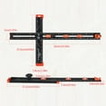 thumbnail image 5 of Drilling Positioning Ruler 60cm T Square Ruler Woodworking Ruler Angles Ruler, 5 of 13