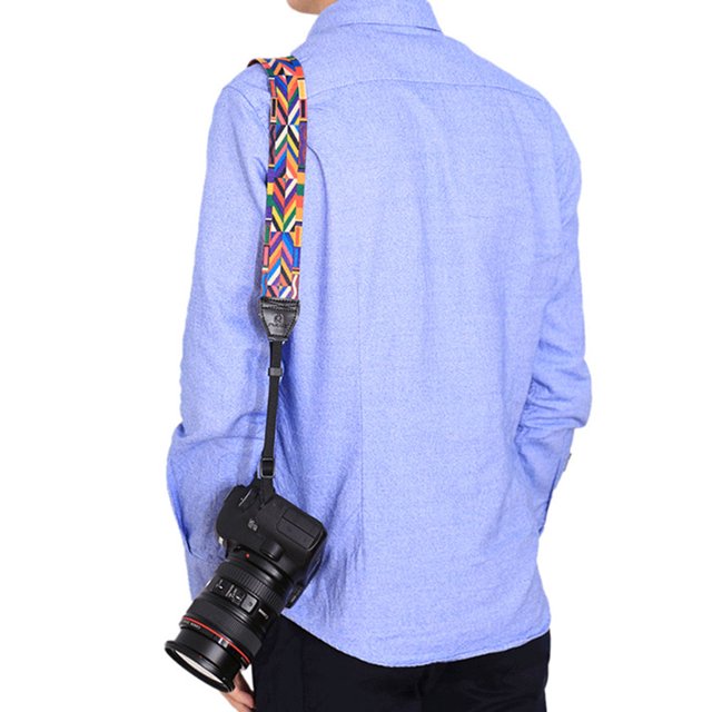 Camera Strap Camera Strap Printed Pattern Camera Sling Strap With Quick Release Buckles