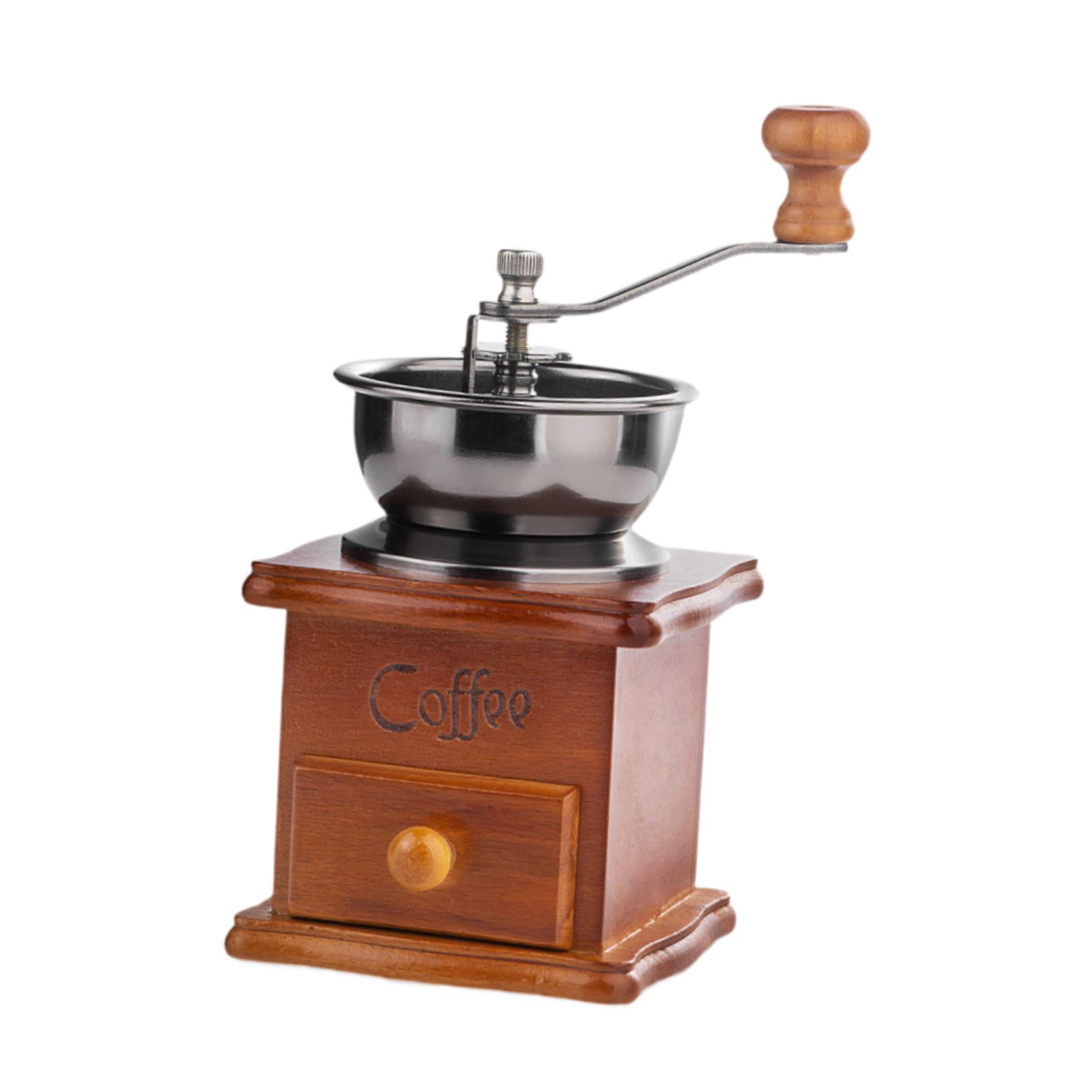 Fiocias Burr Grinder Portable Coffee Utensils Conical Burr Mill Hand Coffee Grinder Hand