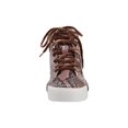 thumbnail image 3 of Cecelia New York Silow Leather Platform Lace-up Sneaker Beige Natural Snake (Beige Natural Snake, 6), 3 of 6