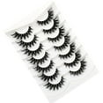 thumbnail image 3 of Changmaius  False Eyelashes Fluffy Cat Eye Look 8D Crossed Wispy Natural Faux Mink Lashes Fake Eyelashes 7 Pairs Pack, 3 of 6