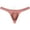 Coral Pink, variant on Men's Solid Swim Briefs Breathable Bikini Bottoms Thong Drawstring Swimwear Shiny Swimming Spandex Tangas Bathing G-String Lake Blue L