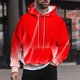 thumbnail image 1 of Sudadera con capucha para hombre, estilo casual, con cuello redondo, estampado, manga larga, blusa de poliéster, 1 of 5