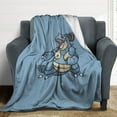 thumbnail image 5 of Pokemon Nidoqueen Throw Blanket Cute Flannel for Boys Girls Men Women, 5 of 7