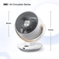 thumbnail image 5 of Ventilador circulador de aire Dreo para escritorio de dormitorio con control remoto de 28 dB, 5 of 5