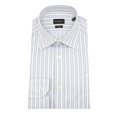 thumbnail image 1 of Zegna Chemise Habillée à Rayures Trofeo Bleu Foncé / Blanc pour Homme - 41-16 (L), 1 of 1