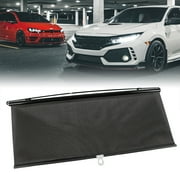 REGALWOVEN Retractable Automotive Window Shades with Suction Cups, Black, 22.8 x 49.2, 0.48 lb