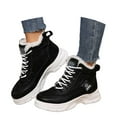 thumbnail image 3 of Women's Boots Cozy Mid Cut Casual Warmth Increasing Height Footwear for Cold Weather Outdoor Activities, 3 of 9