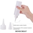 thumbnail image 2 of Paquete de 12 botellas dispensadoras de plástico de 4 onzas con tapa blanca a prueba de fugas, ideales para manualidades líquidas, pegamento artístico y usos múltiples, 2 of 6