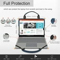 thumbnail image 5 of Lenovo IdeaPad Flex 3i Chromebook 15 Laptop Sleeve, Leather Laptop Case for Lenovo IdeaPad Flex 3i Chromebook 15 with Accessories Bag Handle (Blue), 5 of 9