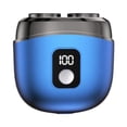 thumbnail image 1 of Bunblic Rasoir Électrique 5 W Rechargeable Machine de Rasage de Barbe pour Hommes Voyage Camping Bleu, 1 of 8