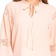 thumbnail image 4 of Blusa Mujer Casual Encaje Manga Larga Holgada Salmon rosa CH, 4 of 5