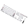thumbnail image 3 of Teclas PBT, Sublimación De Tinta Teclas De Pared Ultra Gruesas De 5 Lados Resistencia A Altas Temperaturas Para Teclados Mecánicos Para Teclados ópticos ANGGREK Inglés-Coreano, 3 of 8