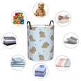 thumbnail image 2 of Swim Capybaras Duck Laundry Basket, Laundry Hamper Waterproof Laundry Bag Clothes Hamper Laundry Bin with Handles for Bedroom, Living Room, Kids Room-#, 2 of 5