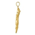 thumbnail image 2 of 14k Yellow Gold Solid Panther Charm Pendant, 2 of 7