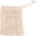 thumbnail image 4 of Bolsa de jabón de lino y algodón, bolsa de almacenamiento de jabón hecha a mano con degradación de fibra vegetal, bolsa de malla para jabón, cepillo de baño, 4 of 6