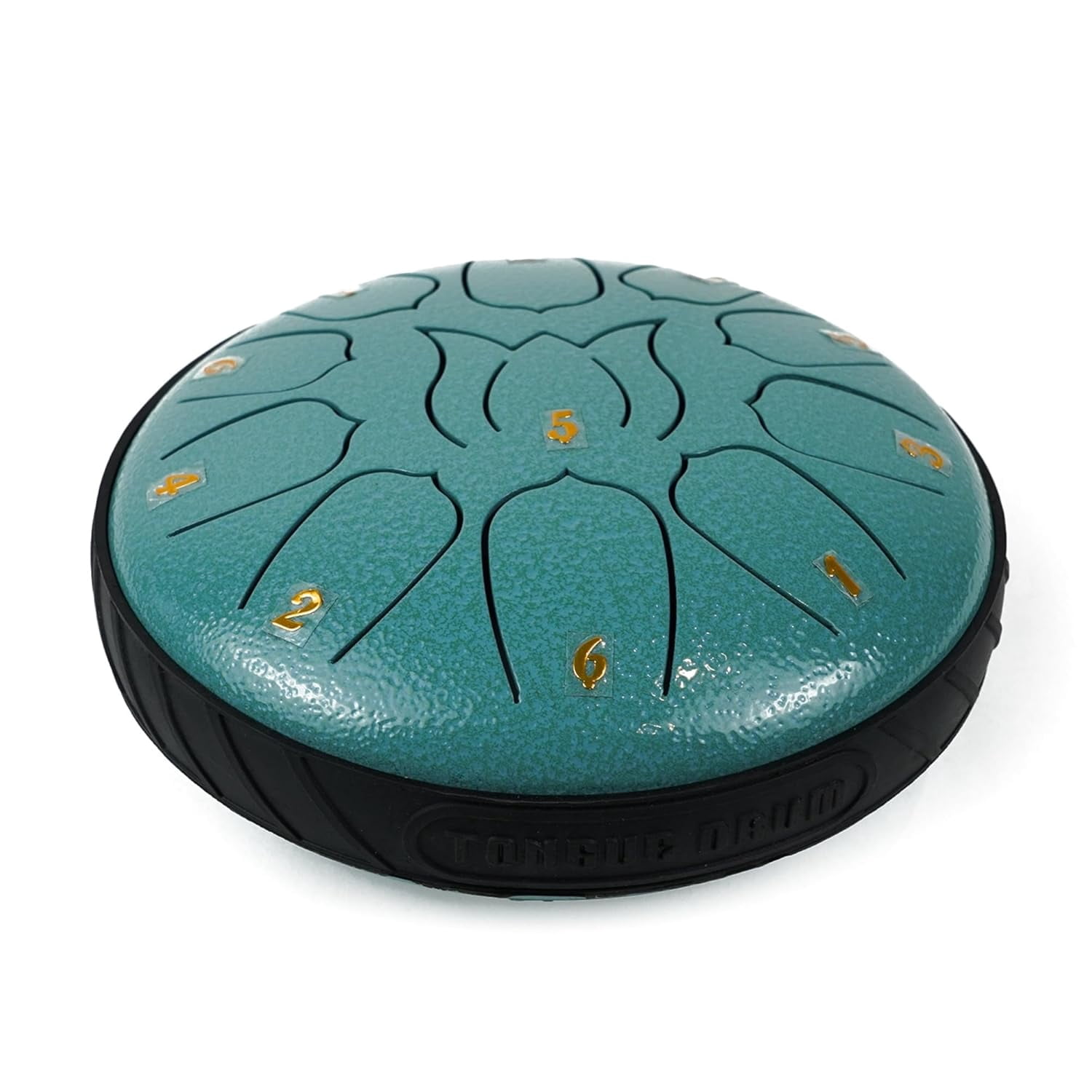 6-Inch Alloy Steel Tongue Drum with 11 Notes in C Key, Handpan Percussion Instrument for Meditation, Yoga, Music Therapy – Includes Mallets, Picks, Travel Bag & Music Book