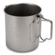 thumbnail image 2 of Agua Ultralight Titanium Cup Taza Portátil Al Aire Libre Camping Picnic Copa de Agua Con Plegable de 300 ml / 400 ml / 450ml / 750ml, 2 of 7