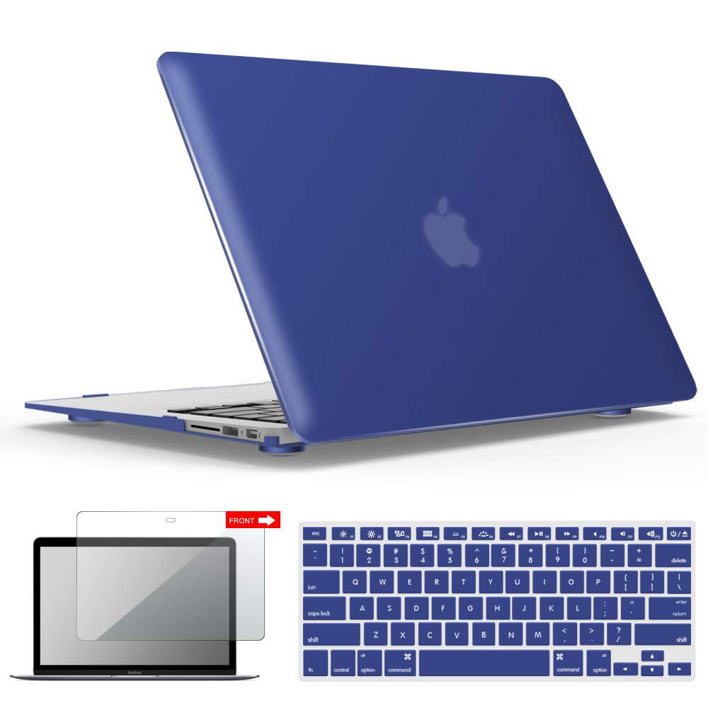 AT13ARBL+2 2018-2020 Airy Blue IBENZER New 2020 MacBook Air 13 inch Case M1 A2337 A2179 A1932 Hard Shell Case & Keyboard Cover & Screen Film for Apple Mac Air 13 Retina Display with Touch ID 