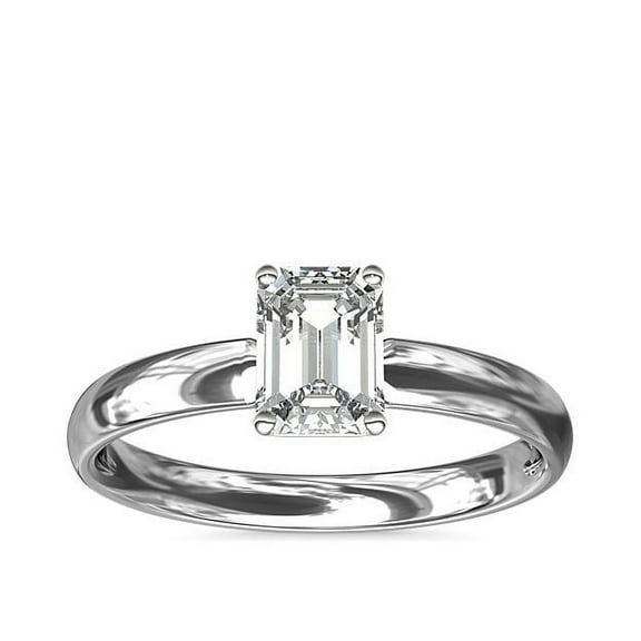 2.00 Carat Emerald Cut Moissanite Diamond Wonderful Wedding Ring for Women in Solid 14K White Gold Size 7 by Diamond-Capitals