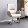 thumbnail image 1 of Leather Makeup Computer Office Chair Waiting Vanity Bedroom Floor Chair Beauty Barber Leisure Silla De Oficina Office Supplies My Lux Decor Round, 1 of 21