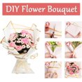 thumbnail image 2 of 20 Sheets Flower Wrapping Paper - Flower Bouquet Wrapping Paper for DIY Crafts Packaging, Waterproof Flower Paper Wrap for Wedding, Birthday, Flower Shop (White, 22.8''x22.8''), 2 of 6