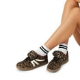 thumbnail image 6 of DREAM PAIRS Girls' Leopard Print Sneakers with Hook & Loop Strap and Lace-Up Casual Shoes, 6 of 6