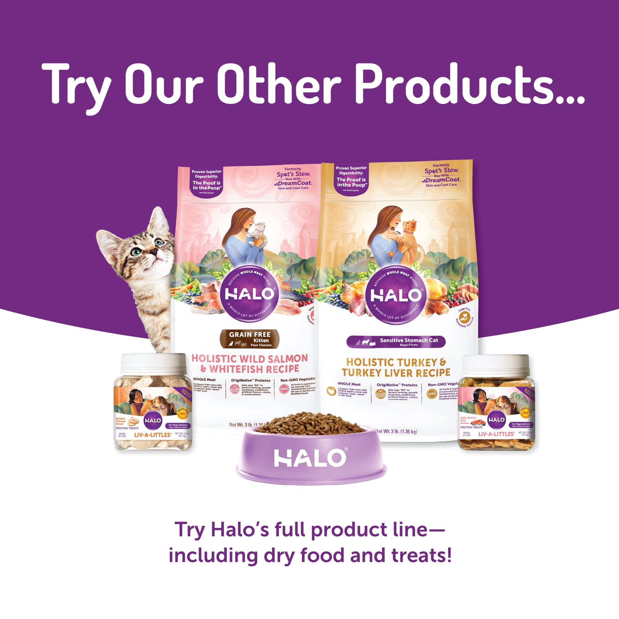 halo turkey cat food