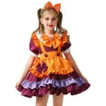 thumbnail image 2 of EnJoCho Halloween Dress for Girls Puff Sleeve Ruffled Par𝗍y Dress Soft Tulle Flower Princess Dress Cute Toddler Dresses for Stage Performance Birthday, 2 of 9