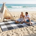 thumbnail image 3 of Kzaei Waterproof Outdoor Rug, 9'x12' Reversible Plastic Camping Area Rugs, Black, 3 of 7